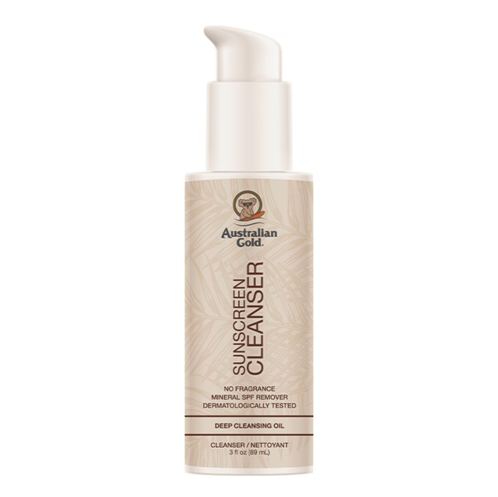 Australian Gold Sunscreen Cleanser Mineral SPF Remover Deep Cleansing Oil